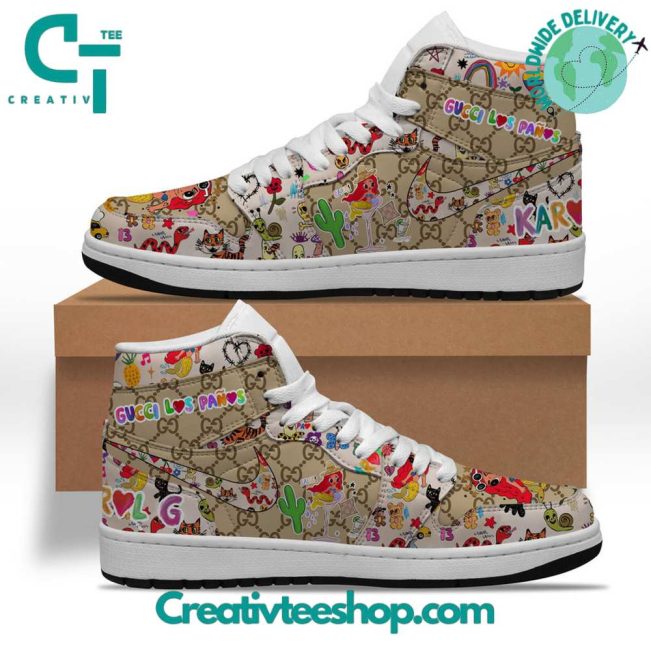 Karol G x Gucci Los Panos Air Jordan 1 Sneaker - soulcals.com