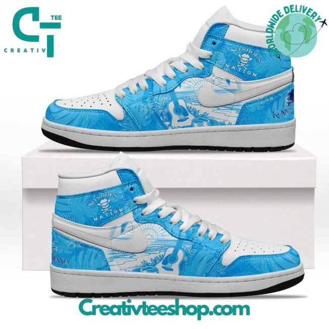 Kenny Chesney No Shoes Nation Air Jordan 1 Sneaker - soulcals.com