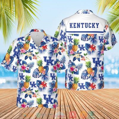 Kentucky Wildcats Men?S Basketball Ncaa Pineapple Hawaiian Shirt, Shorts - Hot Sale 2025
