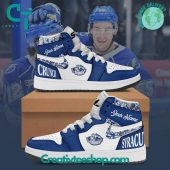 AHL Syracuse Crunch Air Jordan 1 Sneakers - soulcals.com