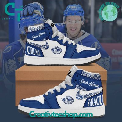 AHL Syracuse Crunch Air Jordan 1 Sneakers - soulcals.com