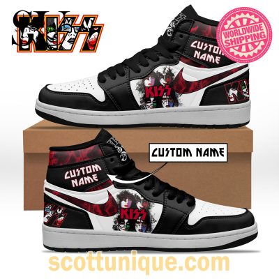 Kiss Band Gothic Unique Nike Air Jordan 1 High Top Sneaker -Soulcals.com