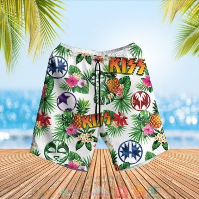 Kiss Band Pineapple Hawaiian Shirt, Shorts - Hot Sale 2025