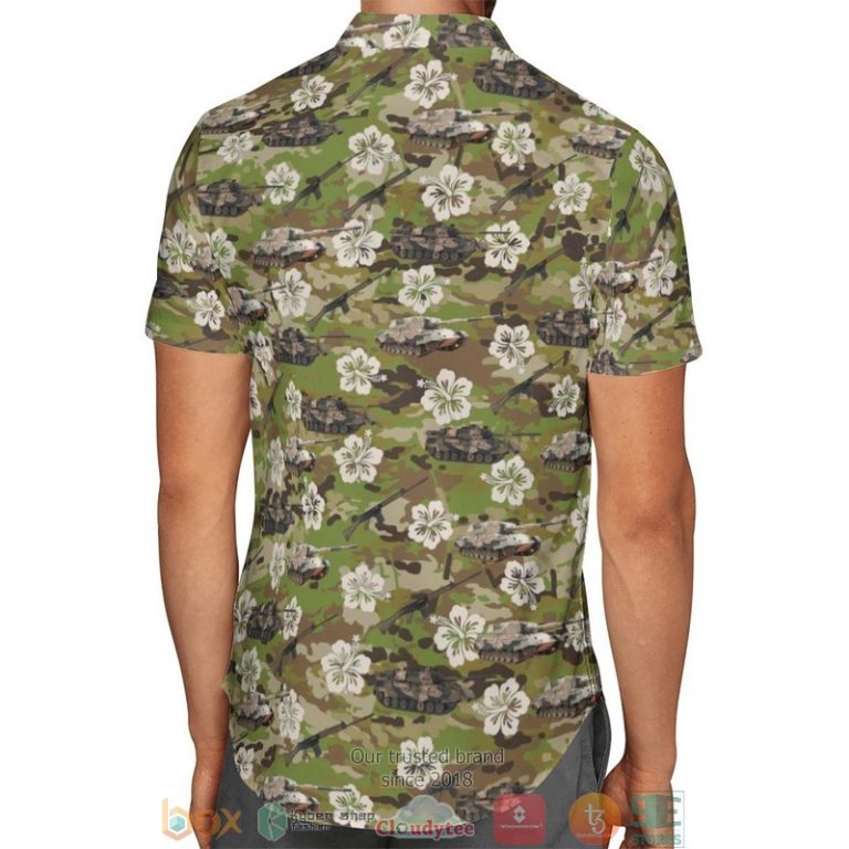 L1A1 As1 Leopard Australian Army Hibiscus Hawaiian Shirt, Short - Hot Sale 2025