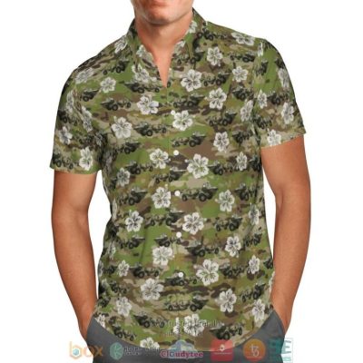 Larc-V Australian Army Hibiscus Hawaiian Shirt, Short - Hot Sale 2025