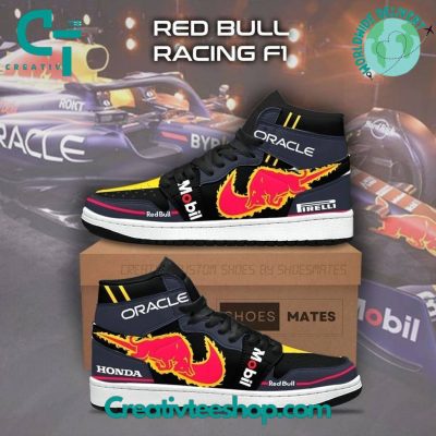 Oracle Red Bull Racing F1 Air Jordan 1 Sneaker - soulcals.com