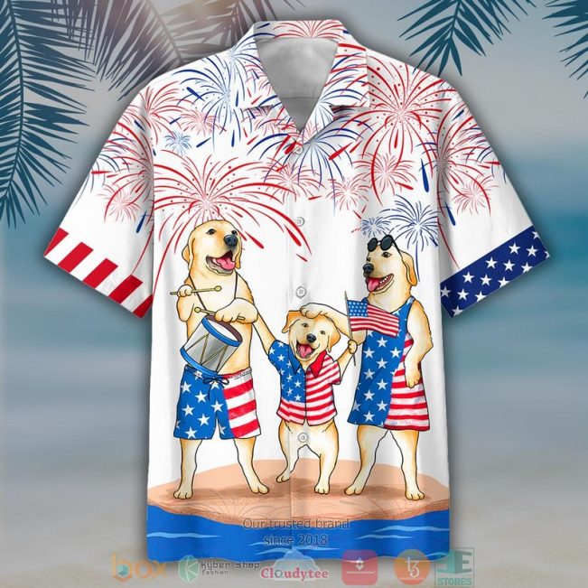 Labrador Family Independence Day Is Coming Hawaiian Shirt, Shorts - Hot Sale 2025