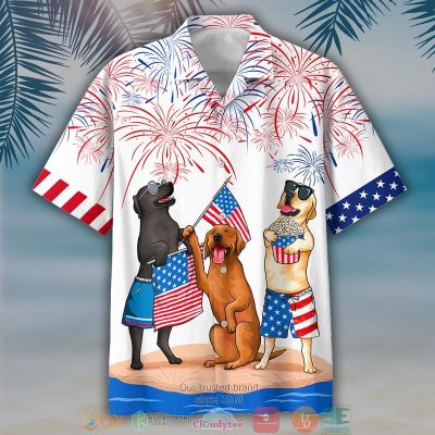 Labrador Independence Day Is Coming Hawaiian Shirt, Shorts - Hot Sale 2025