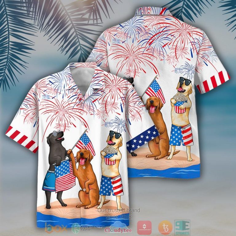Labrador Independence Day Is Coming Hawaiian Shirt, Shorts - Hot Sale 2025