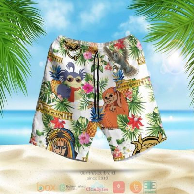 Labyrinth Film Pineapple White Hawaiian Shirt, Shorts - Hot Sale 2025