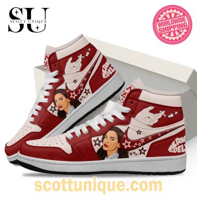 Lana Del Rey Girl Nike Air Jordan 1 High Top Sneaker -Soulcals.com