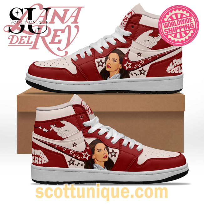 Lana Del Rey Girl Nike Air Jordan 1 High Top Sneaker -Soulcals.com