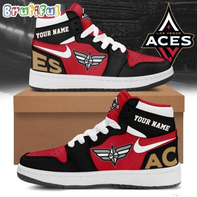 Las Vegas Aces Basketball Team Air Jordan 1 Hightop Shoes