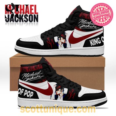 Legend Michael Jackson Nike Air Jordan 1 High Top Sneaker -Soulcals.com