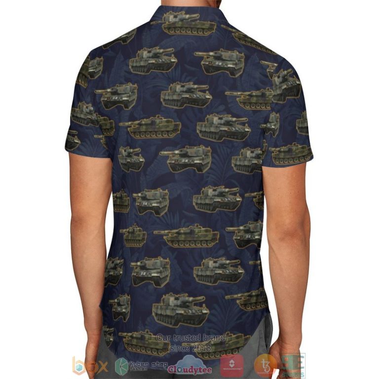 Leopard 2 German Army Dark Blue Hawaiian Shirt, Shorts - Hot Sale 2025