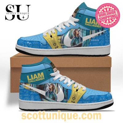 Liam Gallagher Nike Air Jordan 1 High Top Sneakers -Soulcals.com
