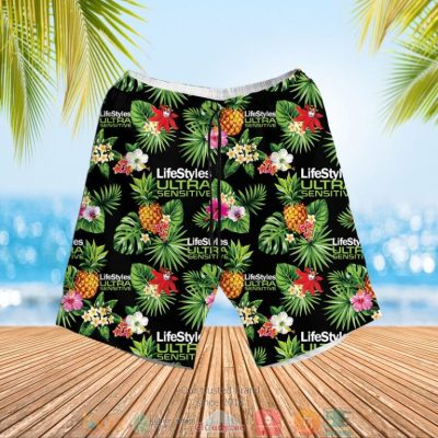 Lifestyles Ultra Sensitive Condoms Pineapple Hawaiian Shirt, Shorts - Hot Sale 2025