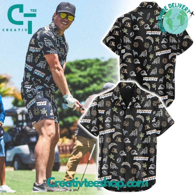 Los Angeles Chargers Special New 2025 Hawaian Shirt and Shorts - Teesmith