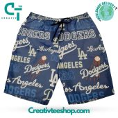 Los Angeles Dodgers Fusion Hawaiian Set - demo10