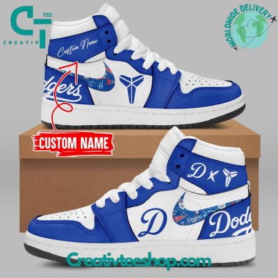 Los Angeles Dodgers x Kobe Mamba Job Finished Air Jordan 1 Sneaker - soulcals.com