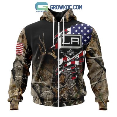 Los Angeles Kings NHL Special Camo Realtree Hunting Personalized Hoodie T Shirt