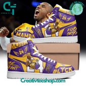 Los Angeles Lakers Kobe Bryant High Top Air Jordan 1 Sneaker - demo10