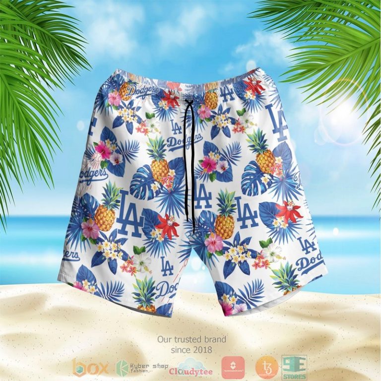 Los Angeles Dodgers Mlb Pineapple Hawaiian Shirt, Shorts - Hot Sale 2025