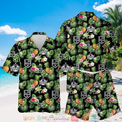 Los Angeles Kings Nhl Pineapple Hawaiian Shirt, Shorts - Hot Sale 2025