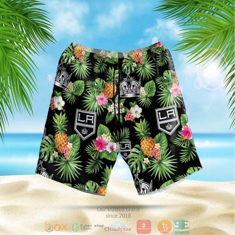 Los Angeles Kings Nhl Pineapple Hawaiian Shirt, Shorts - Hot Sale 2025