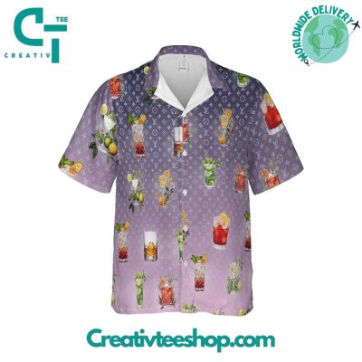 Louis Vuitton "Party All Night" Summer 2024 Hawaiian Set - Teesmith