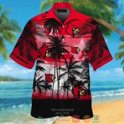 Louisville Cardinals Tropical Hawaiian Shirt And Shorts - Hot Sale 2025