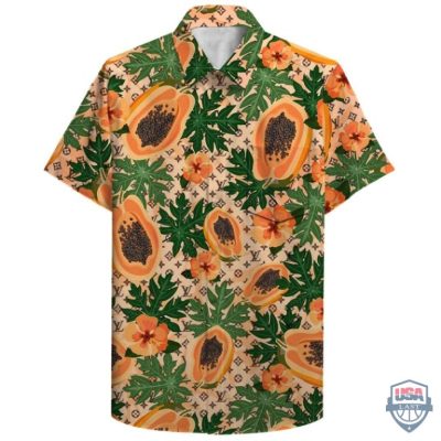 Louis Vuitton Combo Hawaiian Shirt And Short 33 - Hot Sale 2025