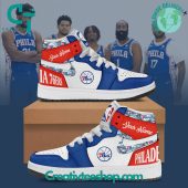 NBA Philadelphia 76ers Air Jordan 1 Sneakers - soulcals.com