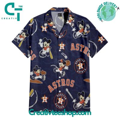 Houston Astros x Mickey Hawaiian Set - Teesmith