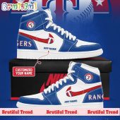 MLB Texas Rangers Adrian To The Hall Of Fame Air Jordan 1 Hightop Shoes