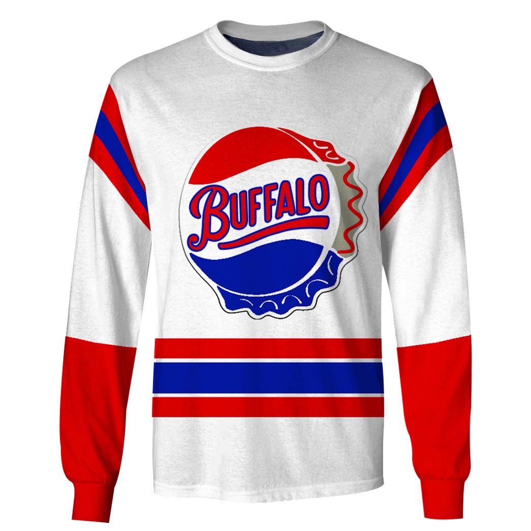 Customize Hoodie, Mask Hoodie Throwback BUFFALO BISONS American League 1963 style hockey white jersey
