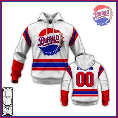 Customize Hoodie, Mask Hoodie Throwback BUFFALO BISONS American League 1963 style hockey white jersey