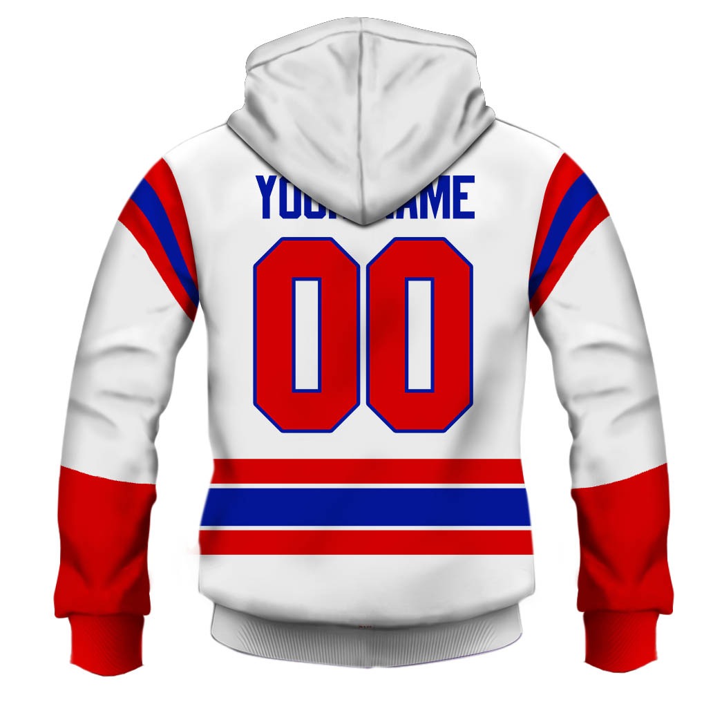 Customize Hoodie, Mask Hoodie Throwback BUFFALO BISONS American League 1963 style hockey white jersey