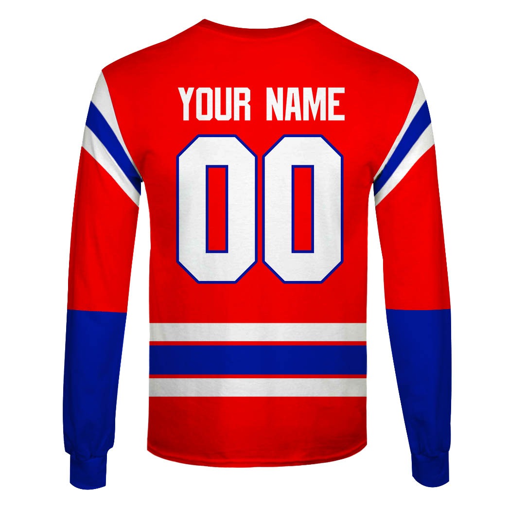 Customize Hoodie, Mask Hoodie Throwback BUFFALO BISONS American League 1963 style hockey red jersey