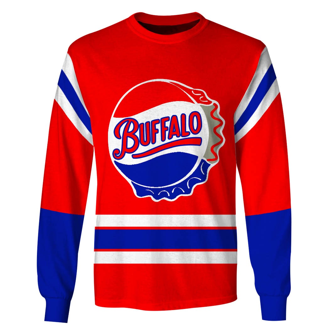 Customize Hoodie, Mask Hoodie Throwback BUFFALO BISONS American League 1963 style hockey red jersey