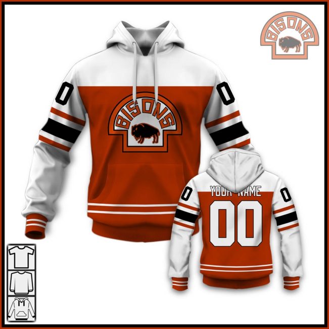 Customize Hoodie, Mask Hoodie Vintage AHL Buffalo Bisons 1937 hockey Retro Jersey