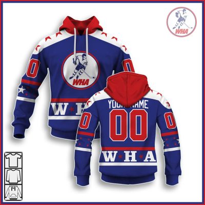 Customize Hoodie, Mask Hoodie Vintage WHA all star game 1970s Retro Jersey