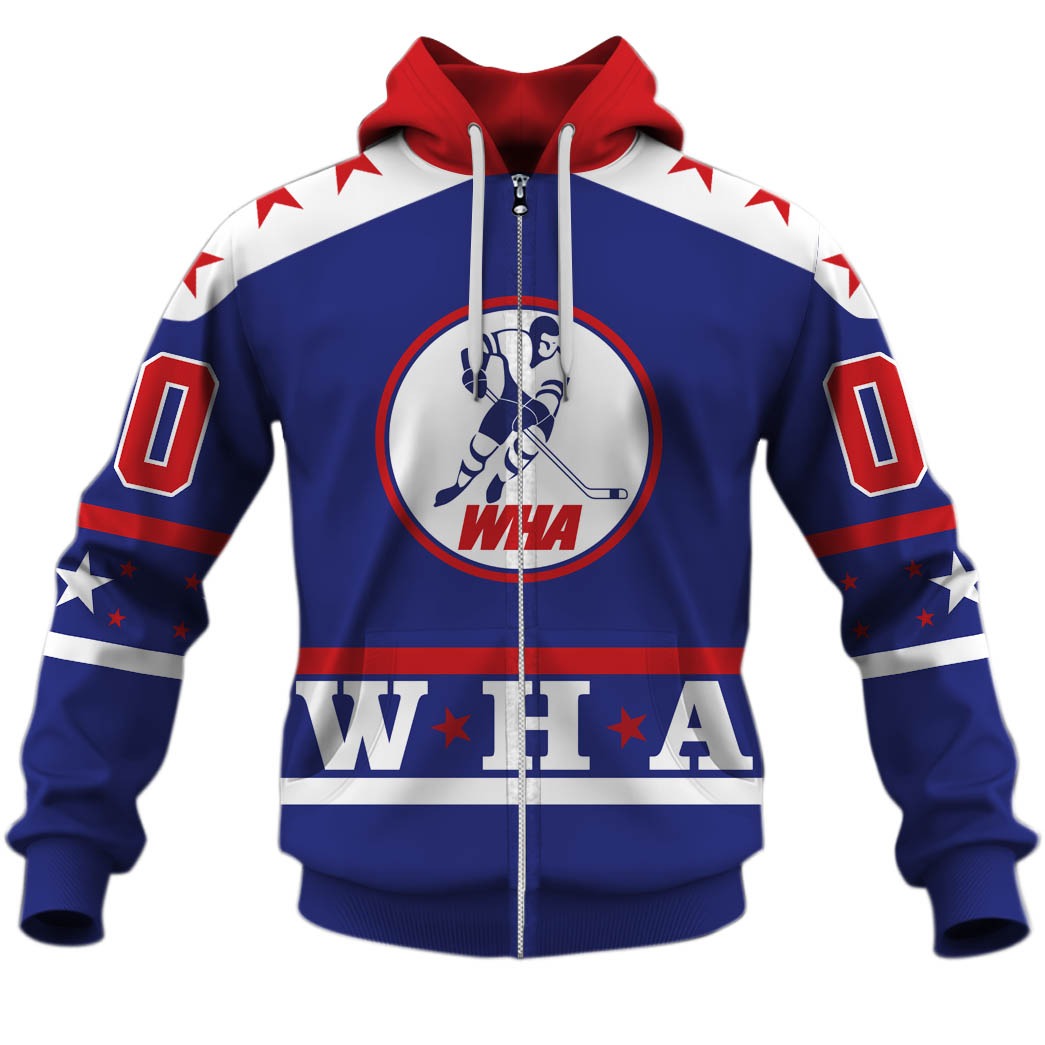 Customize Hoodie, Mask Hoodie Vintage WHA all star game 1970s Retro Jersey