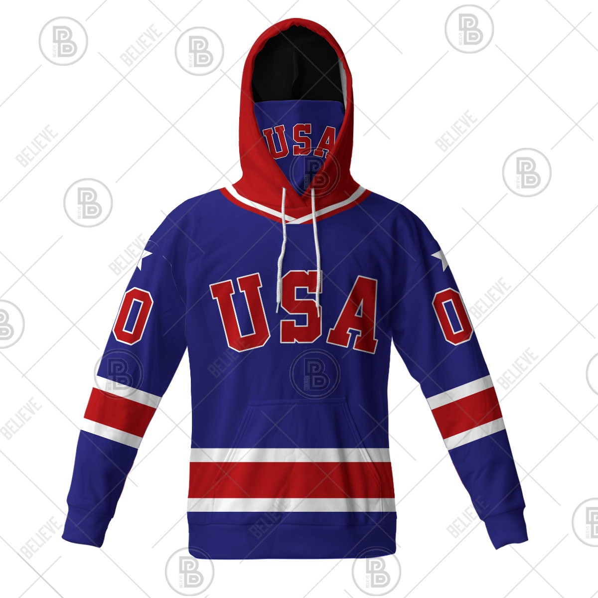 Customize Hoodie, Mask Hoodie Vintage USA 1980 ?Miracle on Ice? hockey Vintage jersey