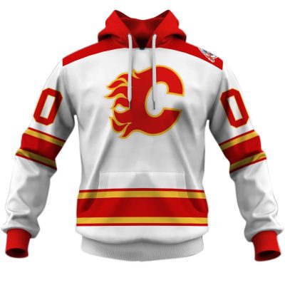 Personalized Calgary Flames 1981 - 1994 Vintage Home Jersey - WinGear.shop - Personalize Your Own New & Retro Sports Jerseys, Hoodies, T Shirts