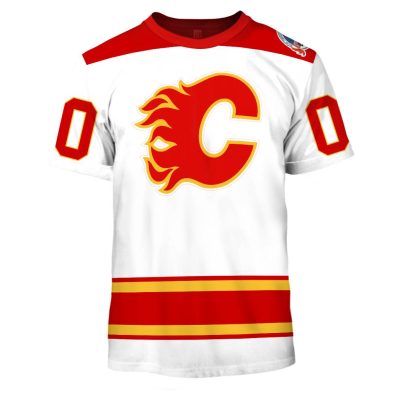 Personalized Calgary Flames 1981 - 1994 Vintage Home Jersey - WinGear.shop - Personalize Your Own New & Retro Sports Jerseys, Hoodies, T Shirts
