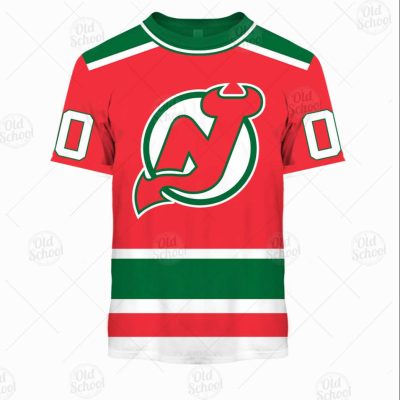 Personalized Vintage NHL New Jersey Devils Throwback Jersey Green - WinGear.shop - Personalize Your Own New & Retro Sports Jerseys, Hoodies, T Shirts