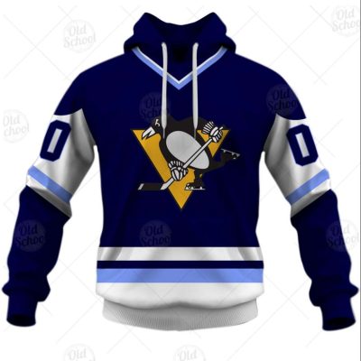 Personalized Vintage NHL Pittsburgh Penguins Navy Blue Jersey - WinGear.shop - Personalize Your Own New & Retro Sports Jerseys, Hoodies, T Shirts