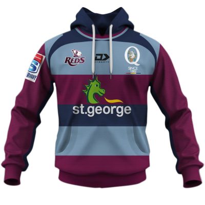 Personalise QUEENSLAND REDS 2020 SUPER RUGBY AWAY JERSEY - OldSchoolThings - Personalize Your Own New & Retro Sports Jerseys, Hoodies, T Shirts