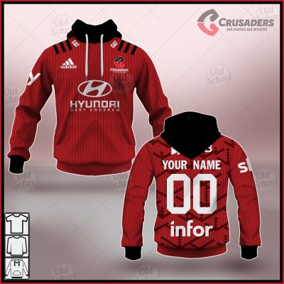 Personalised Canterbury Crusaders Super Rugby 2021 Home Jersey - OldSchoolThings - Personalize Your Own New & Retro Sports Jerseys, Hoodies, T Shirts